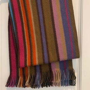 Paul Smith Rainbow Bright stripe MENSWEAR scarf